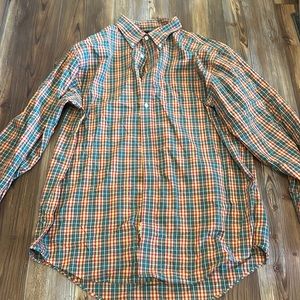 Lands End long sleeve button down shirt